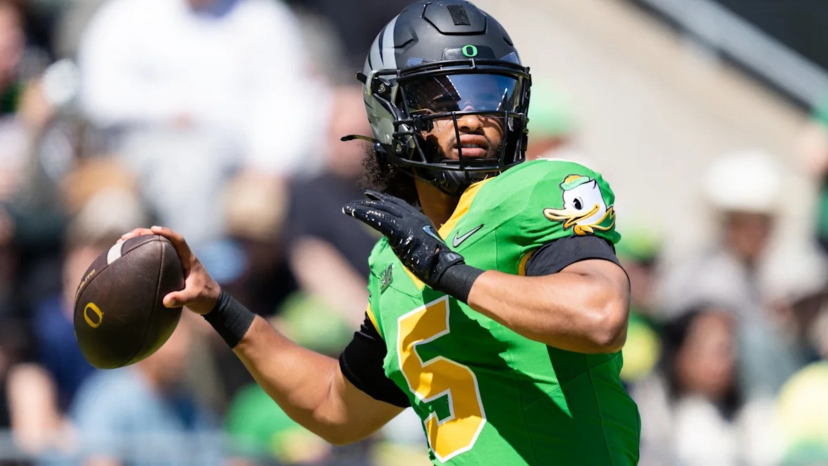 Dante Moore and Shea Ruddy named Campbell Trophy finalists with $18,000 scholarships
